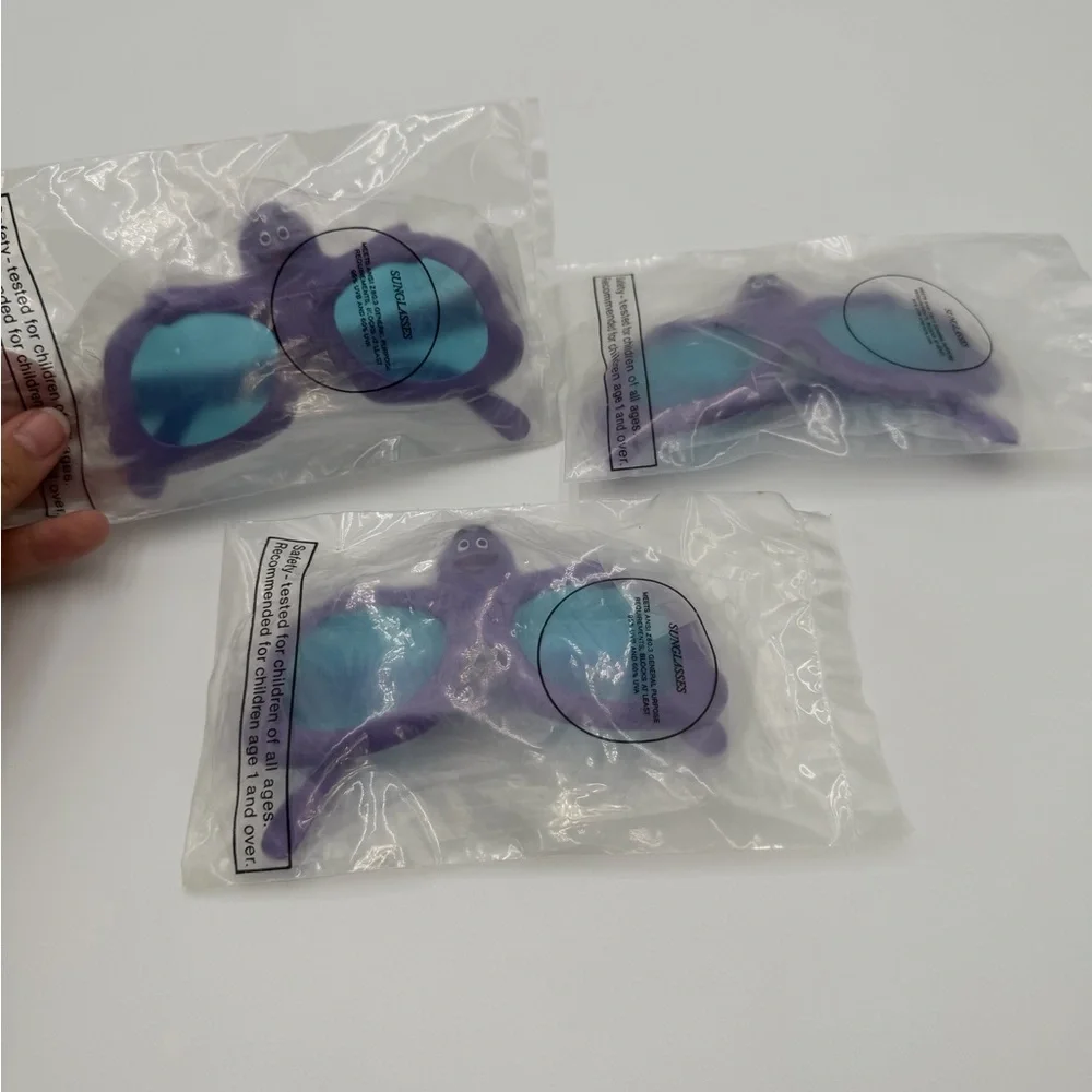 Vintage McDonalds Grimace Sunglasses Purple Sealed 1989 Happy Meal Toy